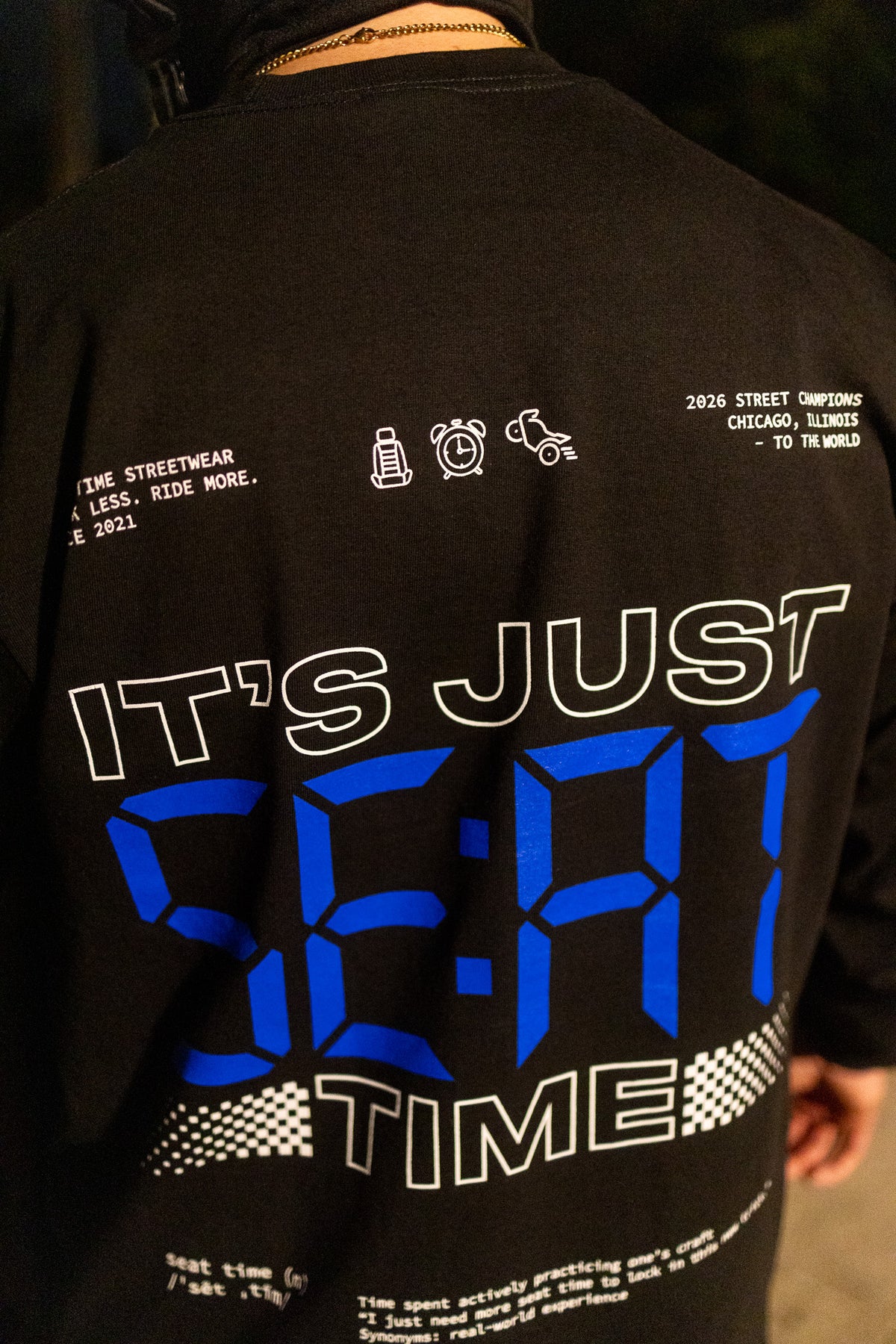 V5 Long Sleeve - black/blue