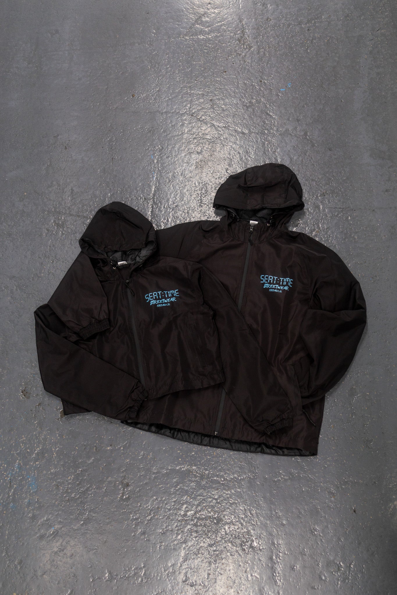 Tiffany:Black Windbreaker