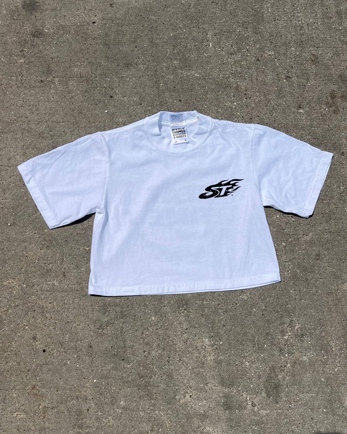 Women’s Flame:Chain Crop Tee