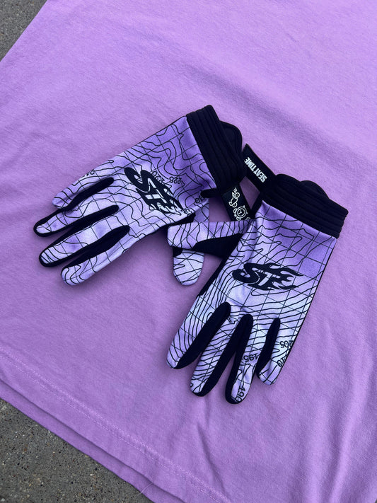 Lavender Heat Map Gloves