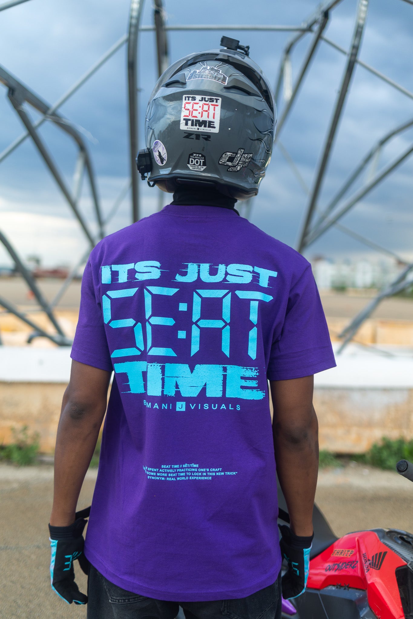 V4 Tee - Grape