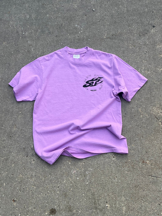 Lavender Heat Map Oversized Tee