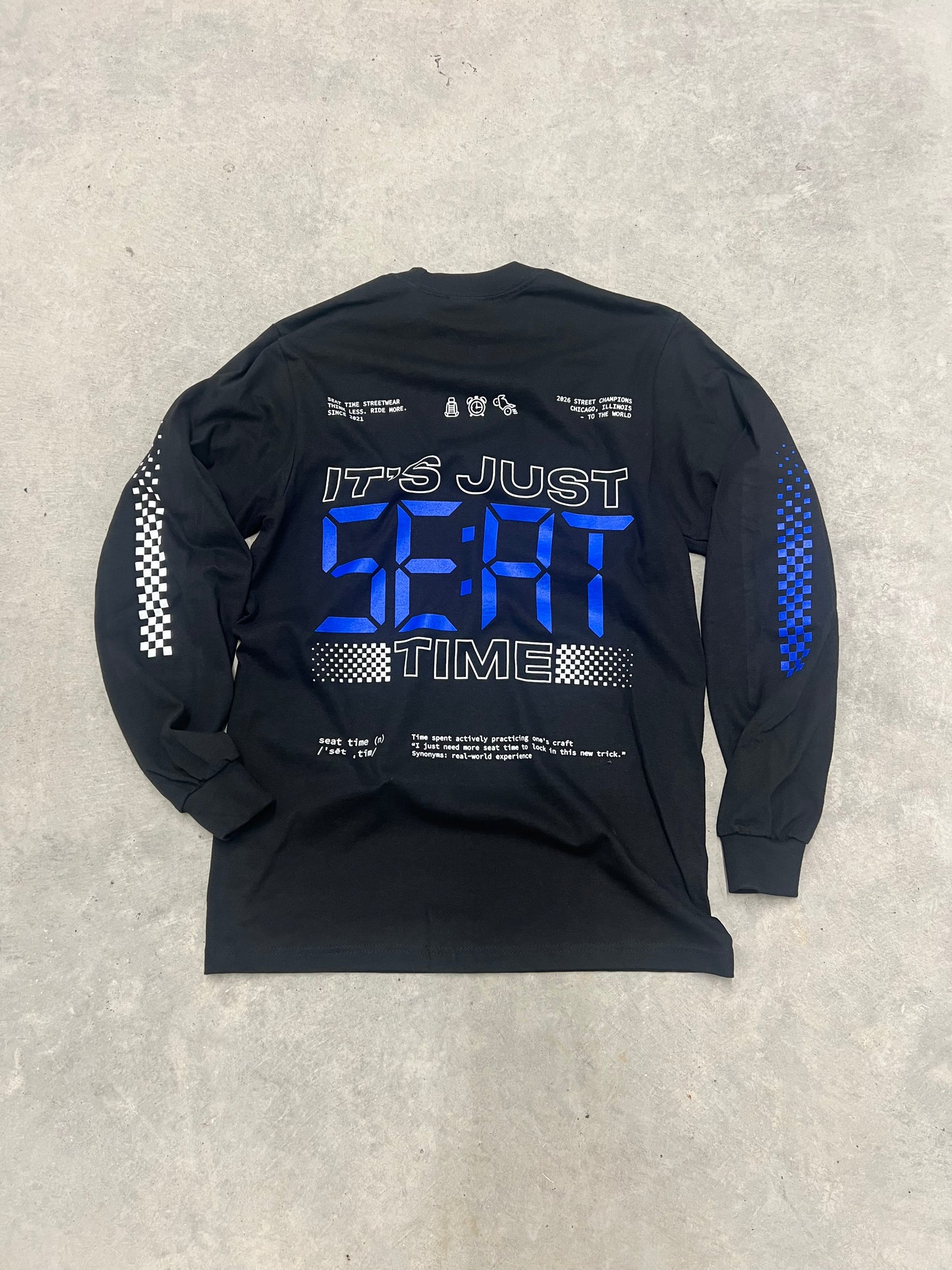 V5 Long Sleeve - black/blue